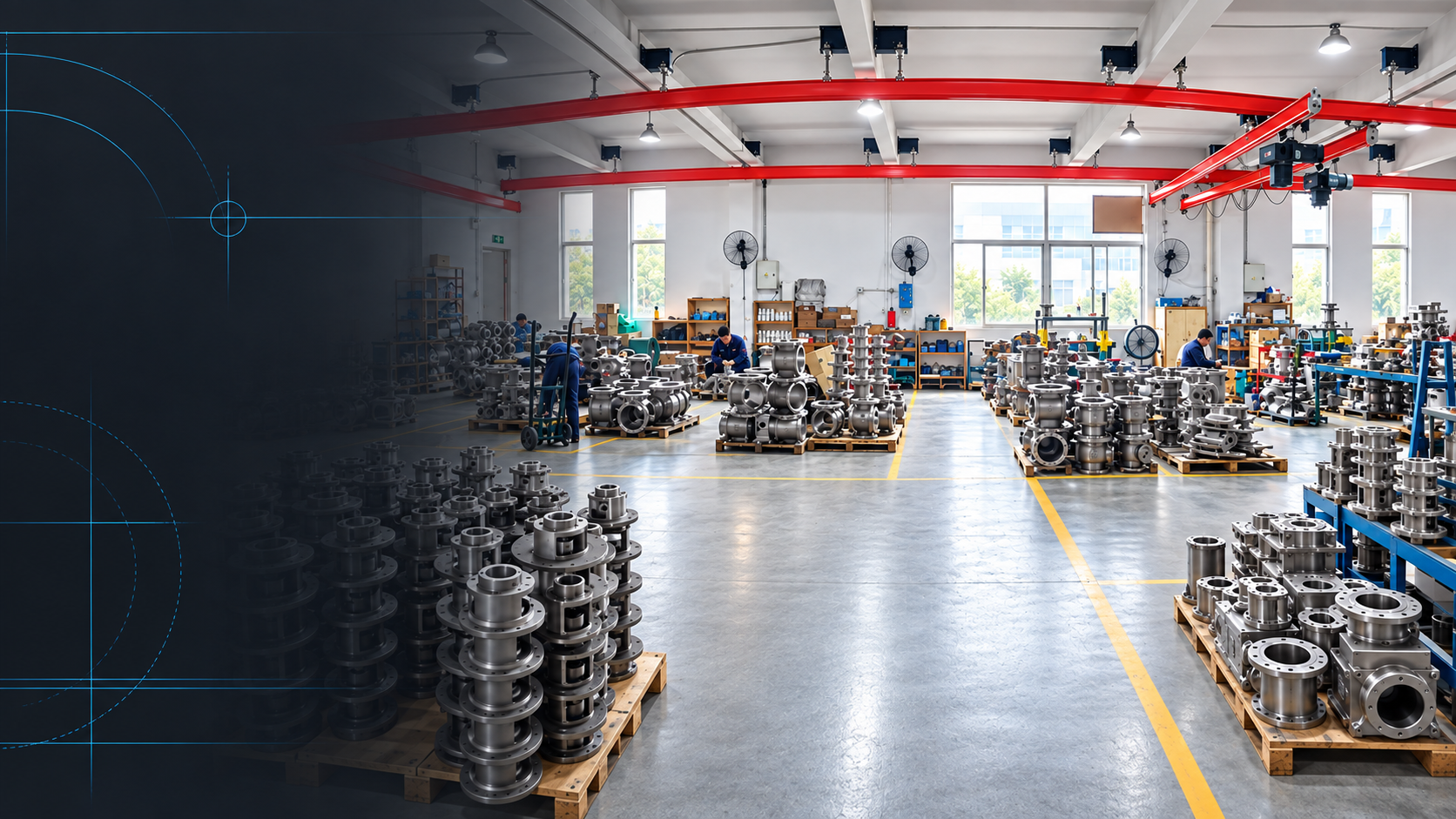 Organized Changhong ShineLong production floor
